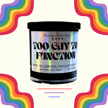Load image into Gallery viewer, Too Gay to Function 14oz Black